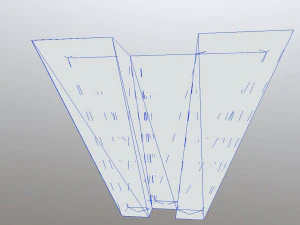 constru&ccedil;&atilde;o de blocos dist&oacute;picos Modelo 3D