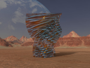 crystal tower Modelo 3D