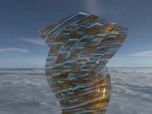 crystal tower 3D Model