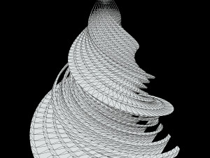 glass pyramid Modello 3D
