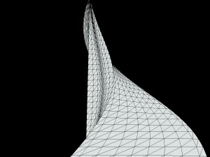 futuristic glass skyscraper 3D Model