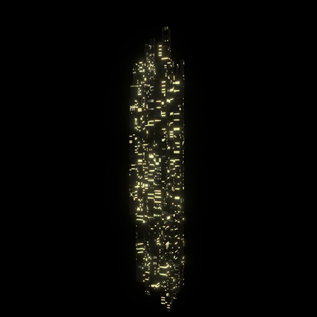 sci fi skyscrapers 1 3D Model .c4d .max .obj .3ds .fbx .stl .blend 