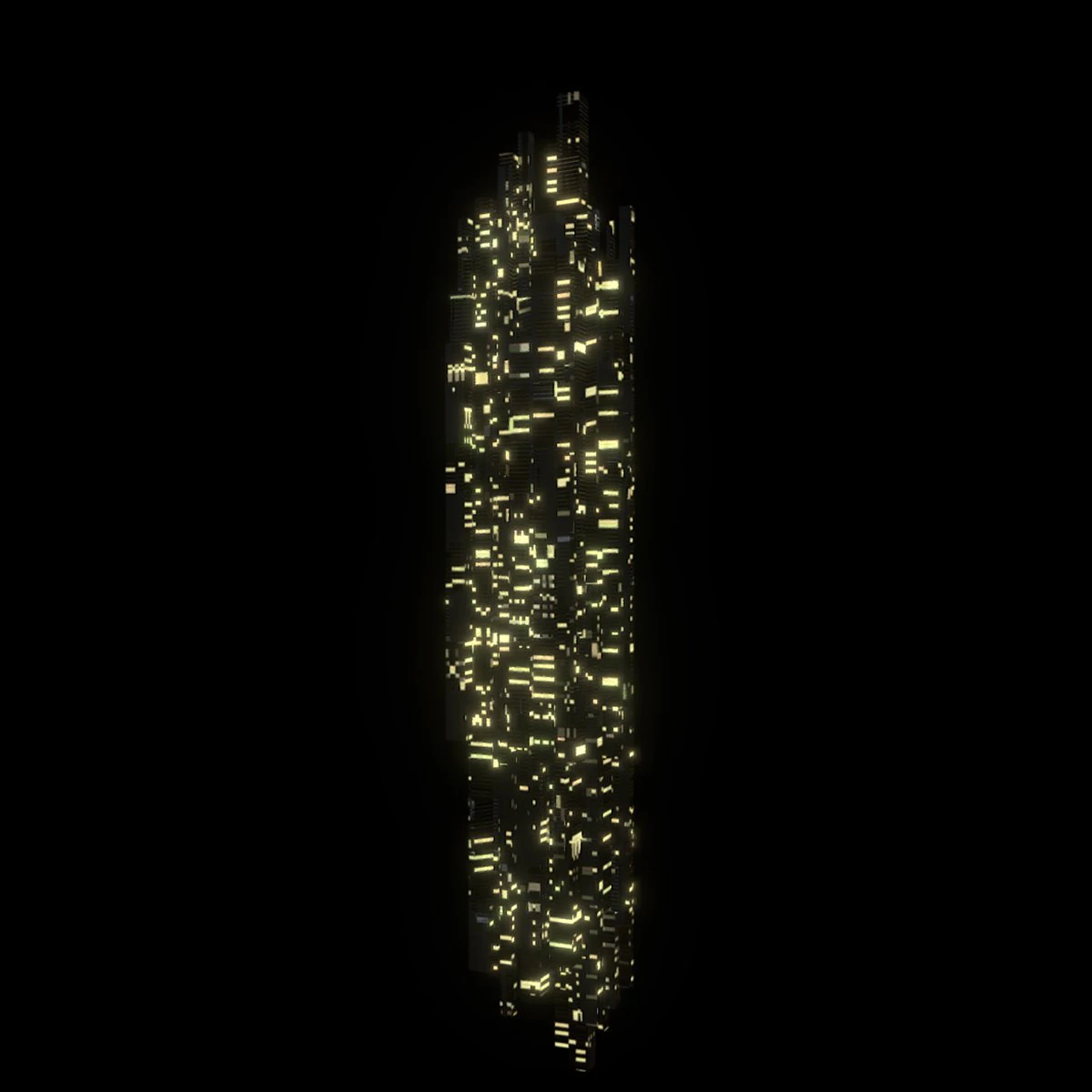 sci fi skyscrapers 1 3D Model .c4d .max .obj .3ds .fbx .stl .blend 