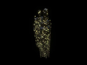 sci fi skyscrapers 1 3D Model