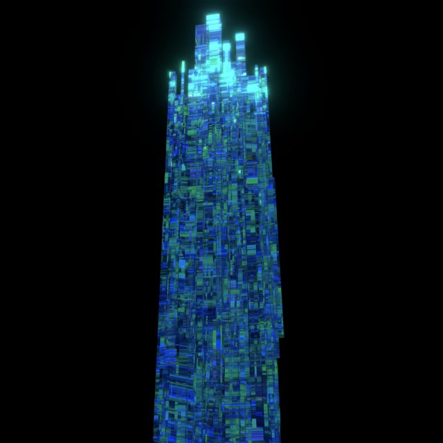 sci fi skyscrapers 2 3D Model .c4d .max .obj .3ds .fbx .stl .blend 