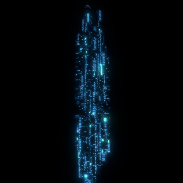 sci fi skyscrapers 3 3D 模型 .c4d .max .obj .3ds .fbx .stl .blend 