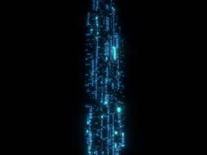 sci fi skyscrapers 3 3D Model