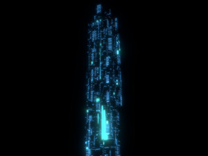 sci fi skyscrapers 3 3D 模型