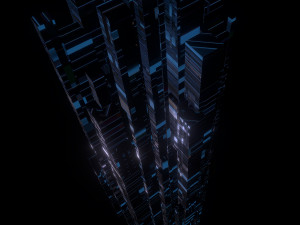 sci fi skyscrapers 5 3D 모델