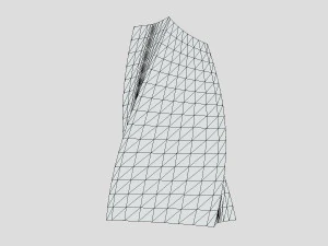 post apocalyptic building 4 3D Model