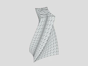post apocalyptic building 4 3D Model
