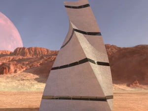 постапокаліптична будівля 3 3D Модель