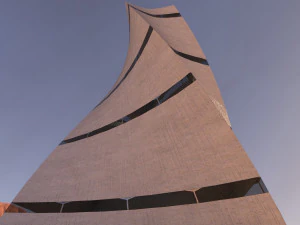 post apocalyptic building 3 3D Model