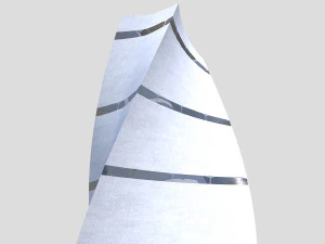 post apocalyptic building 3 3D Model