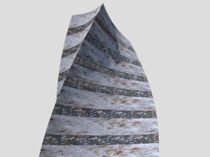 post apocalyptic building 2 3D Model