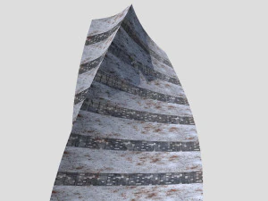 post apocalyptic building 2 3D Model