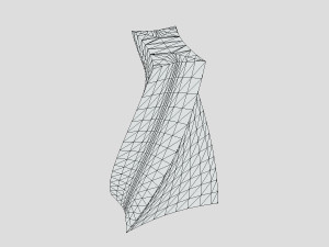post apocalyptic building 2 3D Model