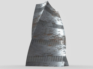post apocalyptic building Modèle 3D