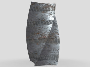 post apocalyptic building Modèle 3D