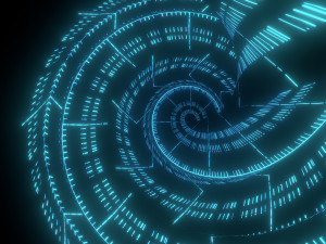 sci fi tower neon glow 3D Model