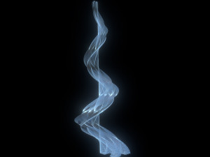sci fi tower glass cage 3D Model
