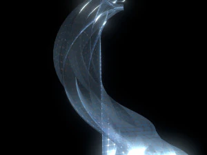 sci fi tower glass cage 3D Model