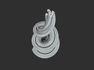 विज्ञान फाई टॉवर कंक्रीट और खिड़कियां 3D मॉडल