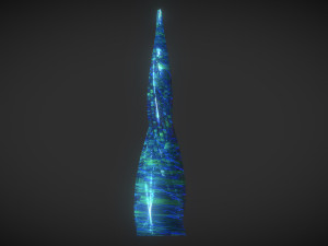 crystal tower Modelo 3D