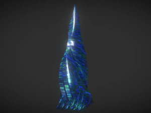 kryształowa wieża Model 3D