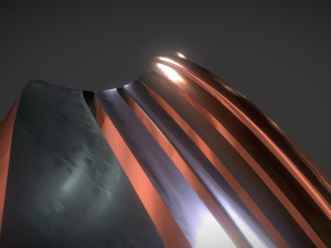 copper worn tower 3D Model