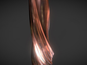 copper worn tower 3D Model