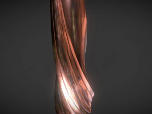 copper worn tower 3D Model
