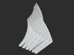 copper worn tower 3D Model
