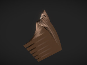 copper flakes tower 3D 모델