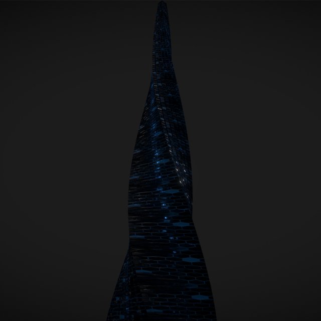 the aliens tower 3D Model .c4d .max .obj .3ds .fbx .stl .blend 