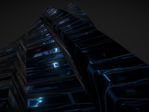 the aliens tower 3D Model