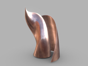 weird building copper 3D Model