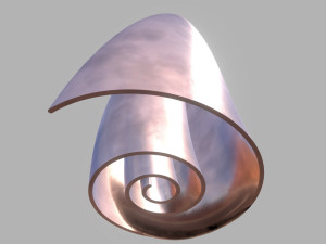 weird building copper 3D Model