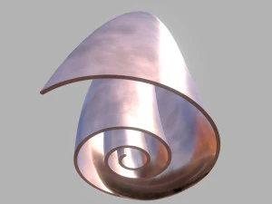 weird building copper 3D Model