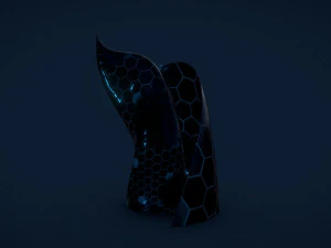 дивний будівельний кристалічний гекс 3D Модель