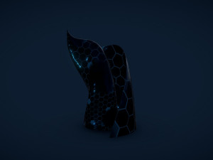 weird building crystal hex 3Dモデル