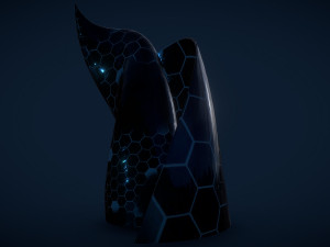 weird building crystal hex 3Dモデル