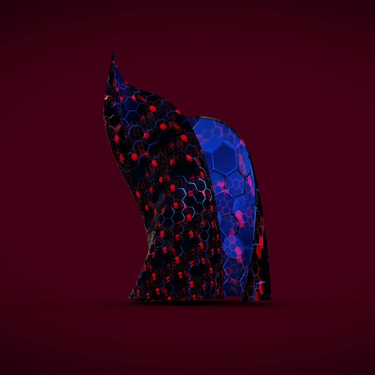 weird building crystal hex 2 3D Model .c4d .max .obj .3ds .fbx .stl .blend 