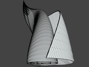 weird building crystal hex 2 3D Model