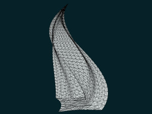futuristic building super material Modelo 3D