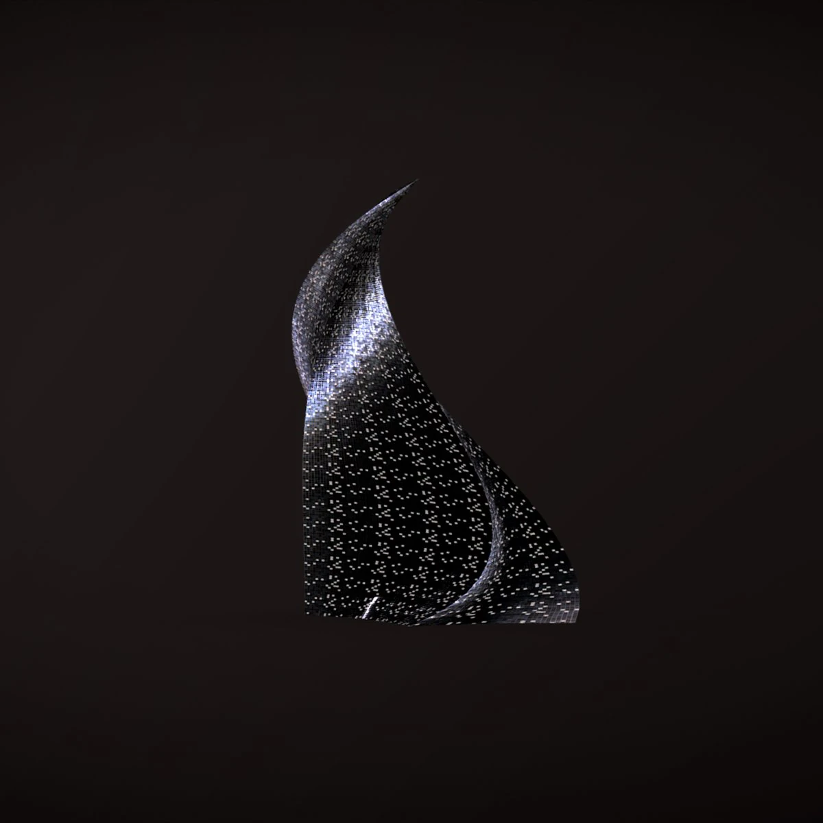 post-apocalyptic skyscraper night windows 3D Model .c4d .max .obj .3ds .fbx .stl .blend 