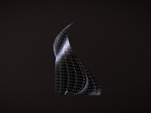 post-apocalyptic skyscraper night windows Modelo 3D