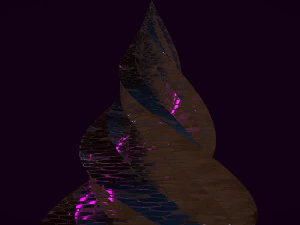 пірамідна будівля гекс 3D Модель