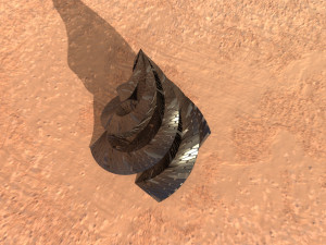 pyramid building hex Modelo 3D
