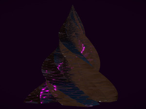 pyramid building hex Modelo 3D